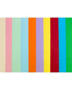 Cartulina liderpapel 50x65 cm 180g/m2 10 colores surtidos paquete de 10 hojas