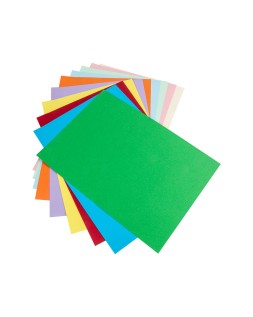 Cartulina liderpapel 50x65 cm 180g/m2 25 colores surtidos paquete de 25 hojas