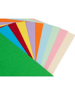 Cartulina liderpapel 50x65 cm 180g/m2 25 colores surtidos paquete de 25 hojas