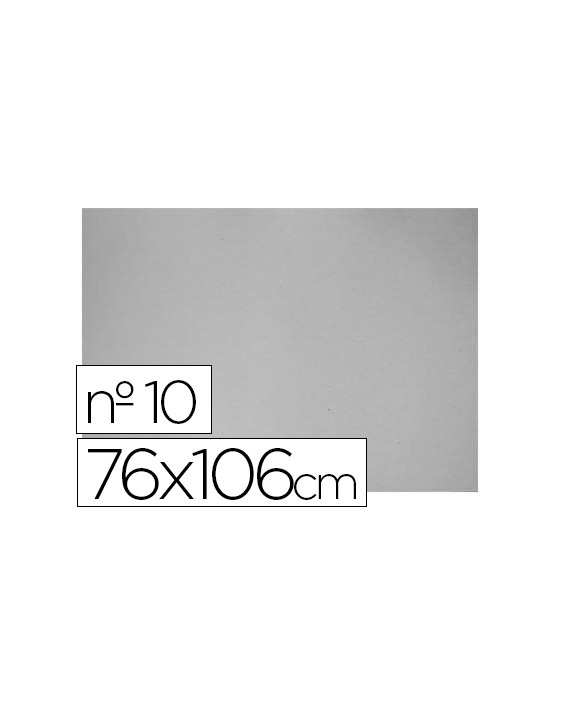 Carton gris nº 10 75x105 cm hoja