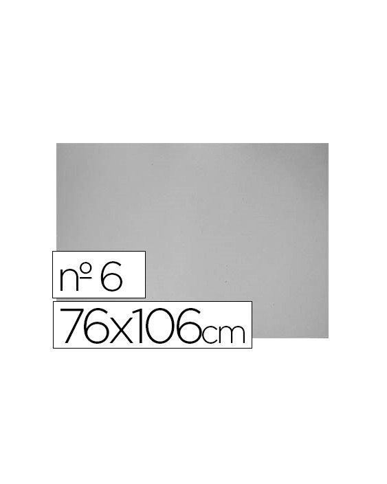 Carton gris nº 6 75x105 cm hoja