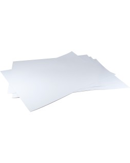 Cartoncillo gris liderpapel con una cara blanca 350 g 64x88 cm paquete de 1 kg (5 hojas)