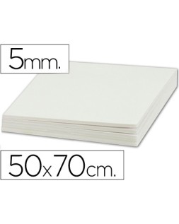 Carton pluma liderpapel blanco doble cara 50x70cm espesor 5mm