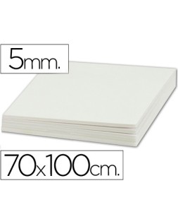 Carton pluma liderpapel blanco doble cara 70x100cm espesor 5mm