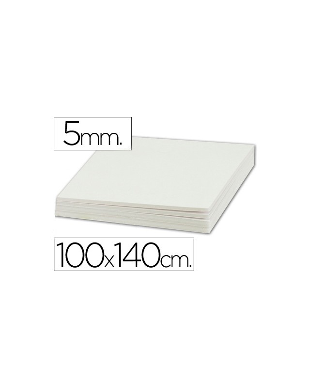 Carton pluma liderpapel blanco doble cara 100x140cm espesor 5mm