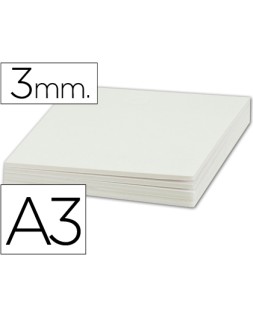 Carton pluma liderpapel blanco doble cara din a3 espesor 3mm