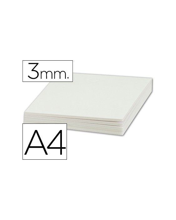 Carton pluma liderpapel blanco doble cara din a4 espesor 3mm