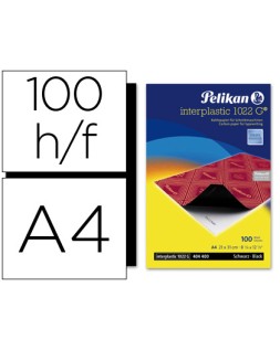 Papel carbon pelikan negro interplastic din a4 caja de 100 hojas