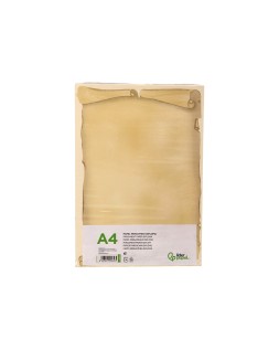 Papel pergamino liderpapel din a4 diploma 180 gr paquete de 50 hojas