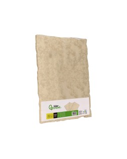 Papel pergamino liderpapel din a4 con bordes 180 gr color crema paquete de 50 hojas