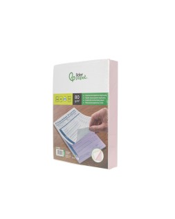Papel autocopiativo liderpapel a4 prealzado duplicado blanco y rosa 80 g 500 hojas (250 juegos)