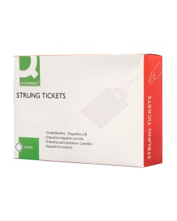 Etiquetas colgantes q-connect 21x35 mm caja de 500 unidades