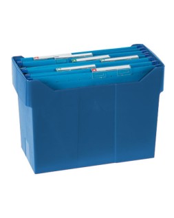 Soporte para carpetas colgantes archivo 2000 archivox poliestireno azul capacidad 20 carpetas din a4