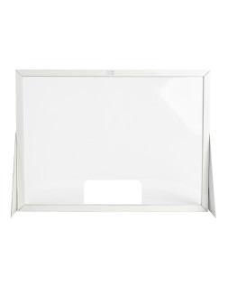 Pantalla de proteccion q-connect carton formato horizontal 100x70 cm