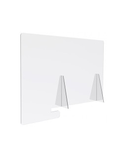 Pantalla de proteccion archivo 2000 sobremesa metacrilato transparente 1000x750 mm