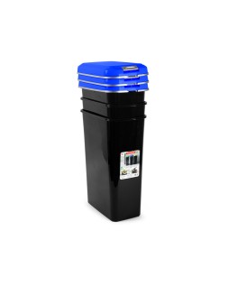 Contenedor para reciclaje plasticforte 25 l con tapa color azul parchis