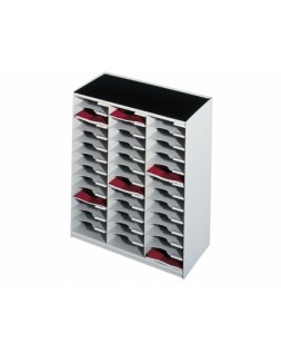 Modulo paperflow monobloques 36 casillas gris