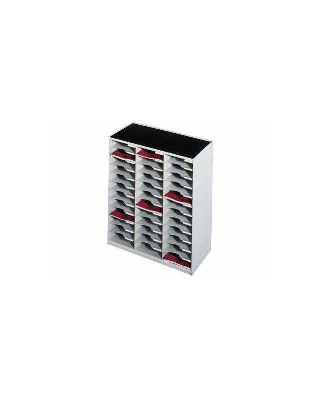 Modulo paperflow monobloques 36 casillas gris