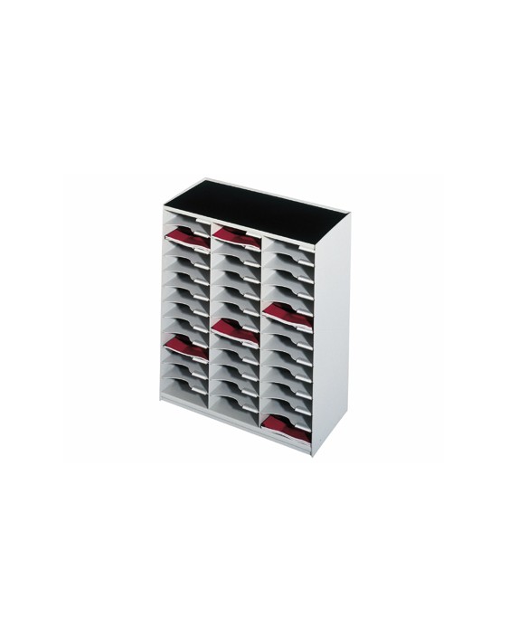 Modulo paperflow monobloques 36 casillas gris