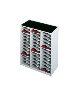 Modulo paperflow monobloques 36 casillas gris