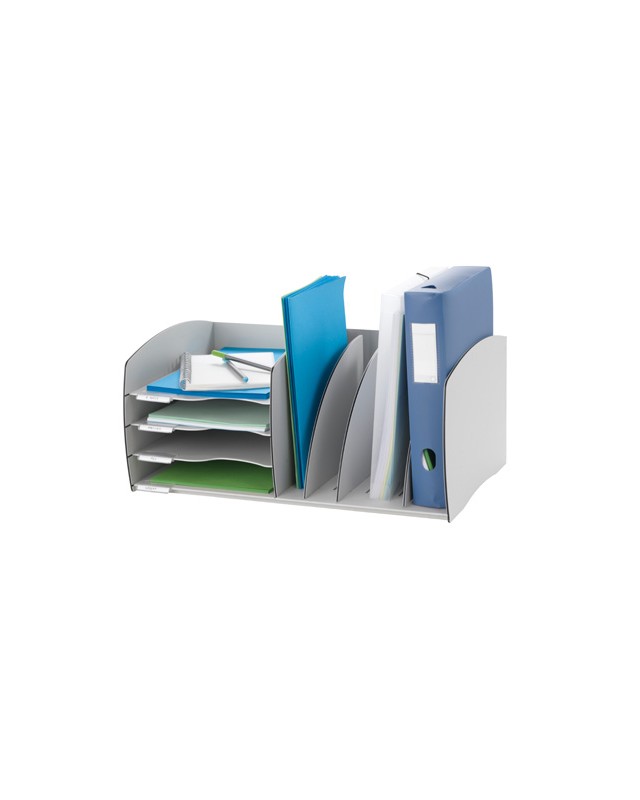 Organizador de armario paperflow gris poliestireno 245x543x340 mm