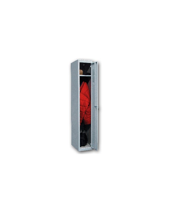 Taquilla metalica ar storage 50x180x30 cm 1 puerta con llave color gris inicial