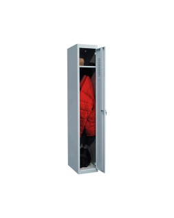 Taquilla metalica ar storage 50x180x30 cm 1 puerta con llave color gris inicial