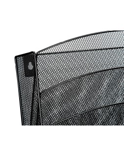 Expositor mural q-connect de pared 5 bandejas din a4 negro 9,3x31,5x44 cm