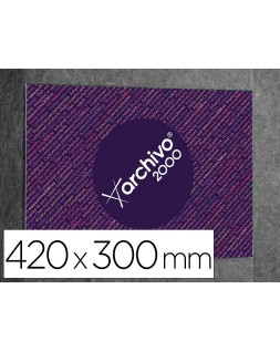 Expositor mural archivo 2000 con adhesivo poliestireno transparente din a3 horizontal 420x305 mm