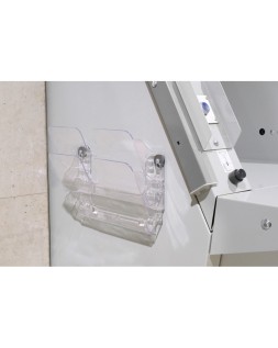 Expositor de mural durable flexiplus a4 horizontal doble magnetico transparente