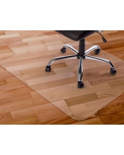 Alfombrilla para suelo q-connect pvc protectora de suelos 1150x1340 mm grosor 2 mm