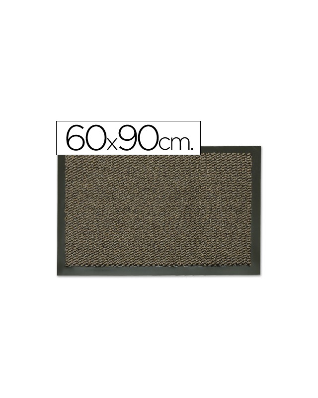 Alfombra paperflow antipolvo gris basic 60x90 cm