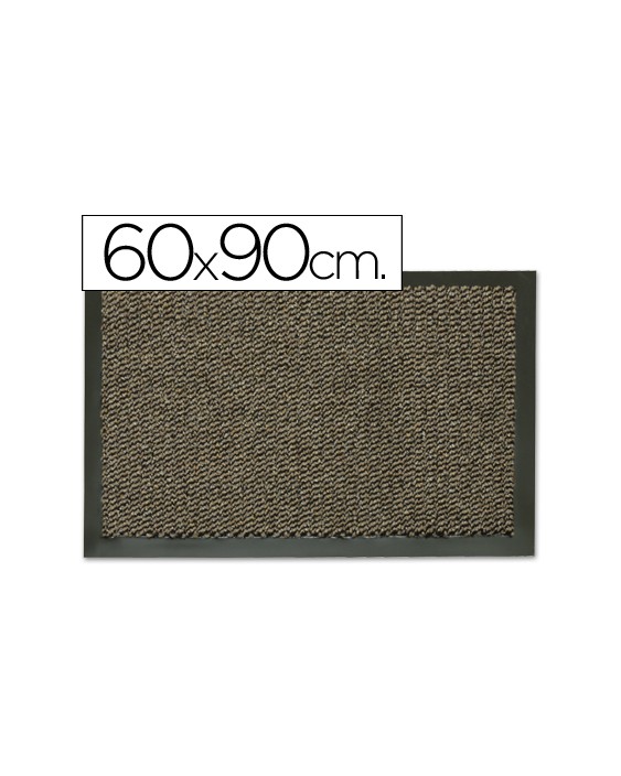 Alfombra paperflow antipolvo gris basic 60x90 cm