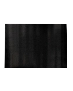 Alfombra para suelo q-connect premium para interiores antideslizante fibra polipropileno y fieltro gris 90x150 cm