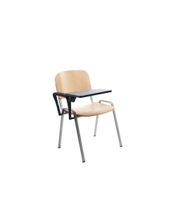 Pala escritura rocada derecha para silla confidente plegable pvc 34x20 cm color negro