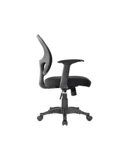 Silla giratoria q-connect respaldo medio regulable en altura 870+120mm alto 550mm ancho 590mm profundidad