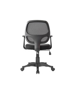 Silla giratoria q-connect respaldo medio regulable en altura 870+120mm alto 550mm ancho 590mm profundidad