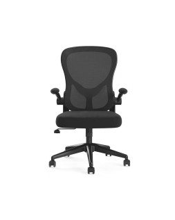 Silla giratoria q-connect base metal regulable en altura 910+75mm alto 610mm ancho 550mm profundidad negro
