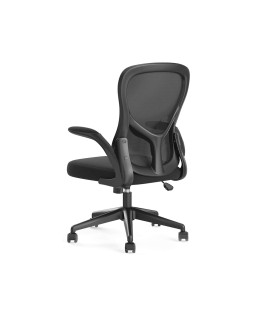 Silla giratoria q-connect base metal regulable en altura 910+75mm alto 610mm ancho 550mm profundidad negro