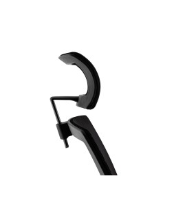 Silla de direccion q-connect ergonomica base metal respaldo alto con reposacabeza ajustable