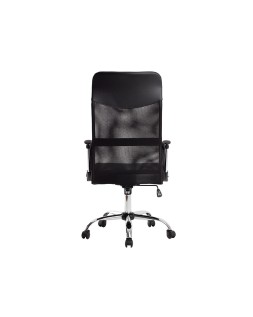 Silla de direccion q-connect base metal respaldo alto regulable en altura 1110+100mm alto piel y malla