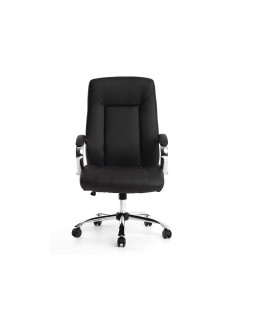 Silla q-connect direccion vero na simil piel base metalica alt max 1210 anc 650 prof 730 mm ruedas premium color negro