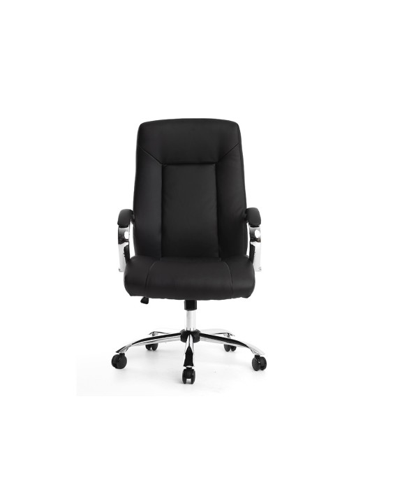 Silla q-connect direccion vero na simil piel base metalica alt max 1210 anc 650 prof 730 mm ruedas premium color negro
