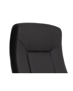 Silla q-connect direccion vero na simil piel base metalica alt max 1210 anc 650 prof 730 mm ruedas premium color negro