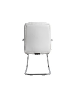 Silla q-connect escritorio pia ve simil piel base metalica alt max 1050 anc 610 prof 680 color blanco