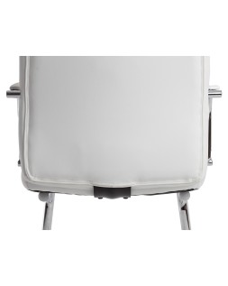 Silla q-connect escritorio pia ve simil piel base metalica alt max 1050 anc 610 prof 680 color blanco