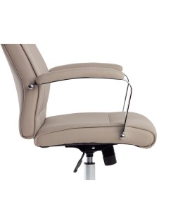 Silla q-connect direccion mode na simil piel base metalica alt max 1220 anc 510 prof 490 mm ruedas premium color gris
