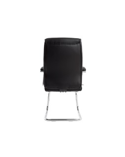 Silla q-connect escritorio mod ena simil piel base metalica alt max 1050 anc 630 prof 650 color negro