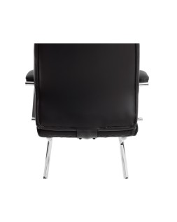 Silla q-connect escritorio mod ena simil piel base metalica alt max 1050 anc 630 prof 650 color negro