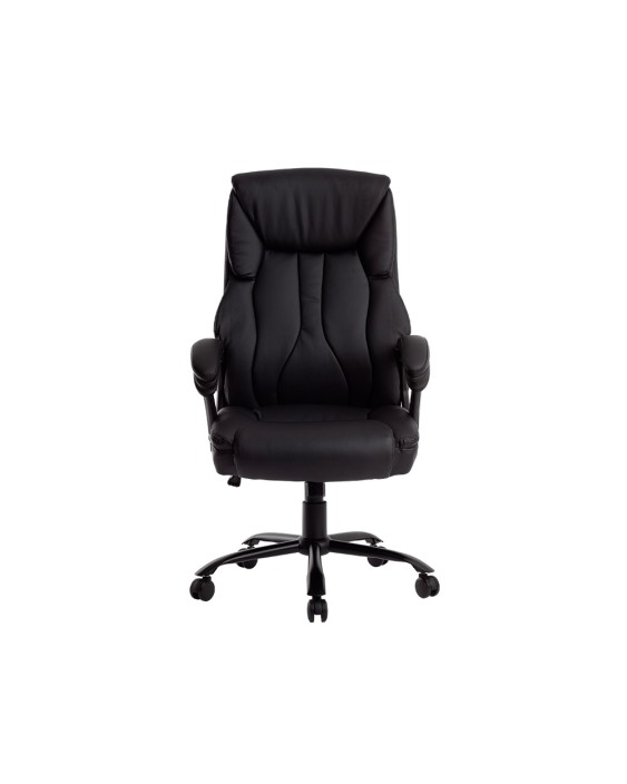 Silla q-connect direccion bolz ano simil piel base metalica alt max 1260 anc 650 prof 730 mm ruedas premium color negro